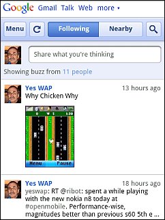 Buzz Rich Mobile Web Client