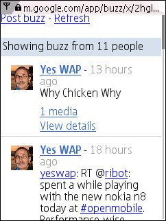 Buzz Basic HTML - Timeline