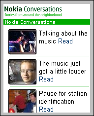 Nokia Conversations in Mippin