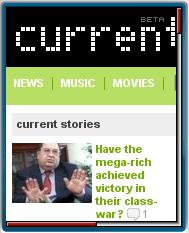 Current TV Mobile Site 