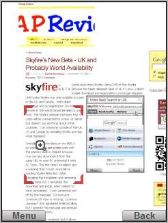 Skyfire - Focus rectangle