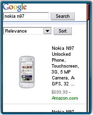 Google Product Search Mobile