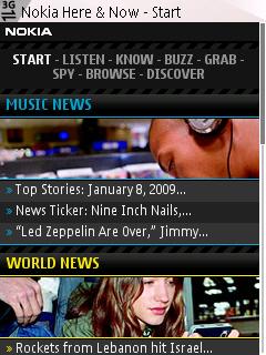 Nokia Here & Now in WebKit