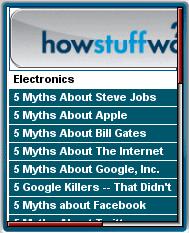 How Stuff Works Mobile Web Site 