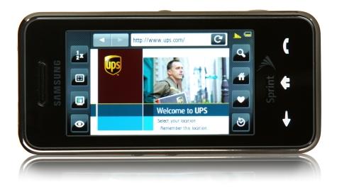 Samsung Instinct - Teleca Obigo Browser