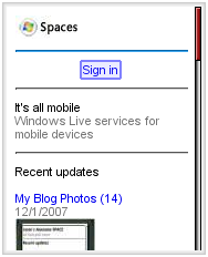 Live Spaces - It's all Mobile