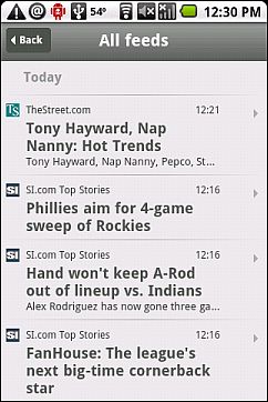 NetVibes Android 