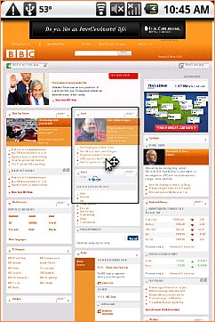 Opera Mini 5 Android - BBC 