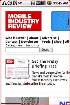 Opera Mini 5.0 Beta for Android