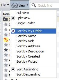 Opera Link - Sort by My Order 