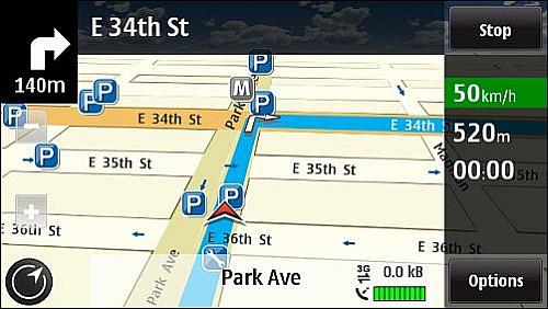 Ovi Maps Free Navigation - New York City