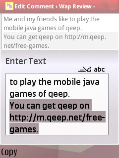 Visual Bookmarks on N95 Idle Screen