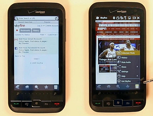 Skyfire 1.5 Video Screen grab 