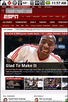 Skfire Android - ESPN