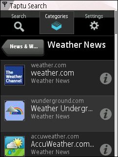 Taptu Weather