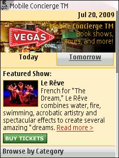 Vegas Mobile Concierge on N95