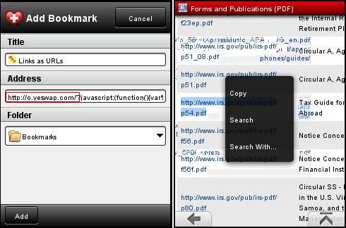 View PDFs in Opera Mini 