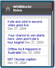 WOMWorld Mobile Site