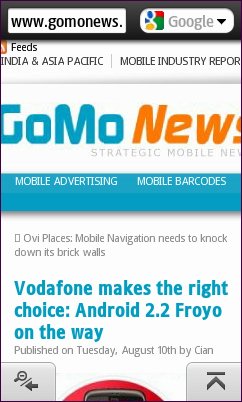 Opera Mini On Samsung Wave 