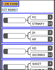 ATT/CBS Sports NCAA Bracket View