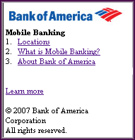  Bank of America
