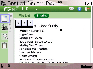 Easy Meet Mobile Shared Power Point