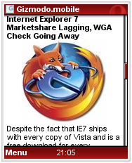 Gawker Media's Gizmodo Mobile