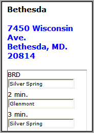 Meenster Results Page