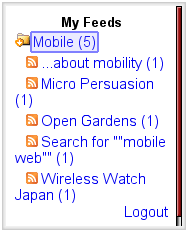  NewsGator Feed List