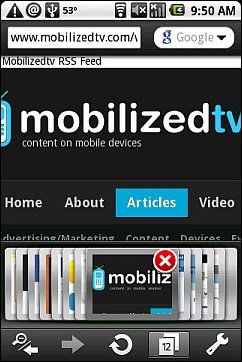 Opera Mini 5 Android - 12 Tabs