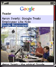  Google Reader in Opera Mini