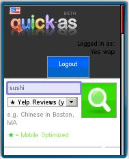 quick.as Mobile Portal