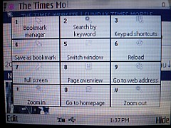 Symbian Browser Shortcuts 