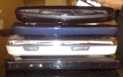 Palm Pre, HTC Ion, Nokia N97, Samsung i8910