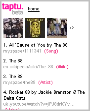 Taptu result - The 88