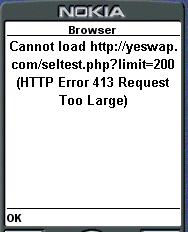Page Too Large Error