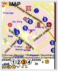  Hong Kong Wireless Map showing bank locations 
