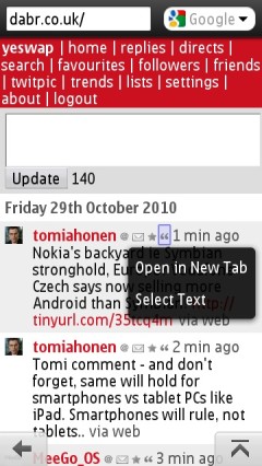 Opera Mini Java - Dabr
