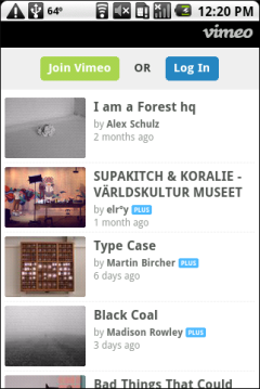 Vimeo Mobile 