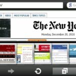 Opera Mobile10.1 (1169) on N8 With 6 Open Tabs