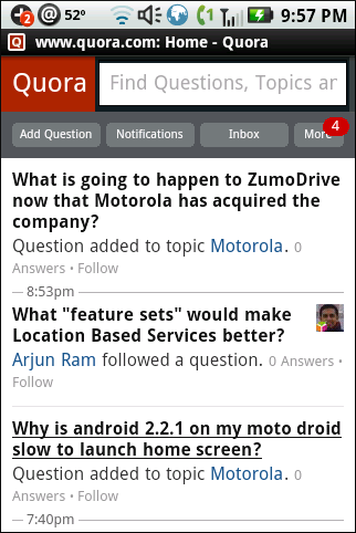 Quora Mobile