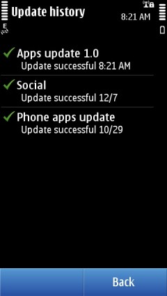 App Update Installed