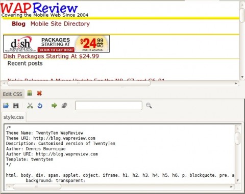 FireFox Web Developer - Edit CSS