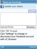 UC Browser 7.6 (Java) - Sharing with Facebook UC Browser 7.6 (Java) - Sharing with Facebook