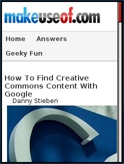 MakeUseOf - Mobile View MakeUseOf - Mobile View