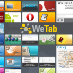 WeTab Home Screen with Widgets