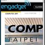Engadget Desktop in Opera Mini