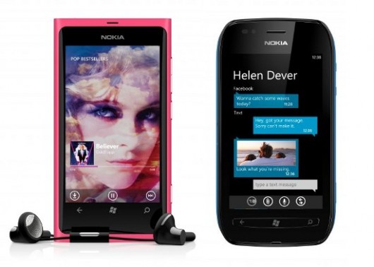 Nokia Lumia 800 and Nokia 710 Nokia Lumia 800 and Nokia 710