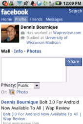 OperaMini 6.5 Facebook