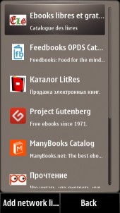 FBReader - Network Libraries